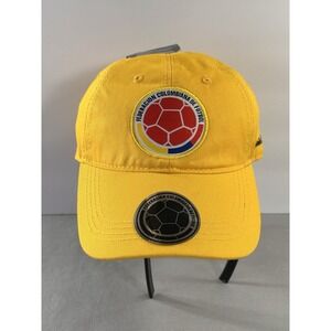 Federation Columbia Futbol  Soccer Yellow Adjustable Hat Cap FCF FIFA World Cup